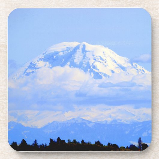 Mount Rainier Bier Onderzetter (Voorkant)