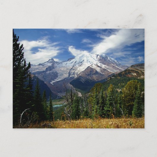 Mount Rainier Briefkaart (Voorkant)