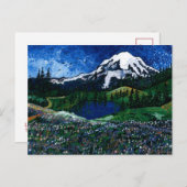Mount Rainier Briefkaart (Voorkant / Achterkant)
