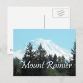 Mount Rainier Briefkaart (Voorkant / Achterkant)