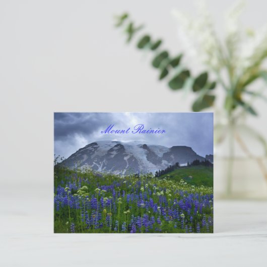 Mount Rainier-briefkaart Briefkaart (Staand voorkant)