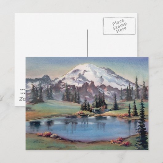 MOUNT RAINIER DOOR SHARON SHARPE BRIEFKAART (Voorkant / Achterkant)