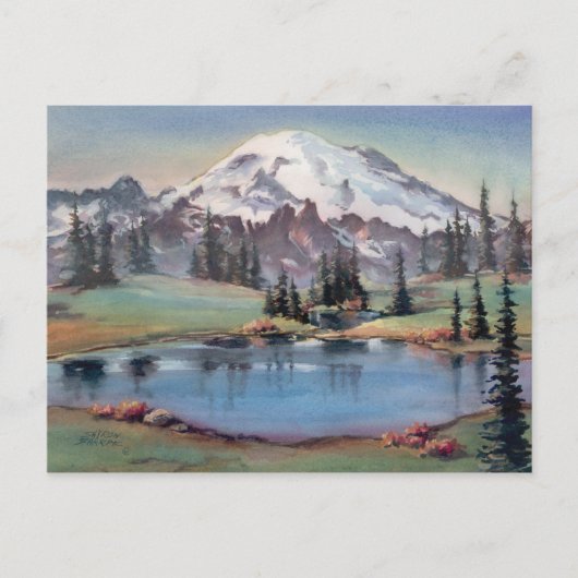 MOUNT RAINIER DOOR SHARON SHARPE BRIEFKAART (Voorkant)
