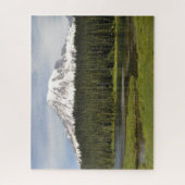Mount Rainier en meer Legpuzzel (Verticaal)
