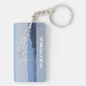 Mount Rainier en Puget Sound, Tacoma Sleutelhanger (achterkant)