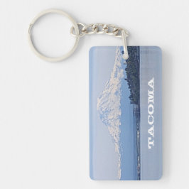 Mount Rainier en Puget Sound, Tacoma Sleutelhanger