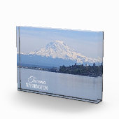 Mount Rainier en Puget Sound, Tacoma, Washington Fotoblokken (Rechts)