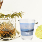 Mount Rainier en Puget Sound, Tacoma, Washington Shot Glas