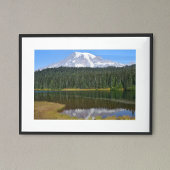 Mount Rainier en Reflection Lake Poster