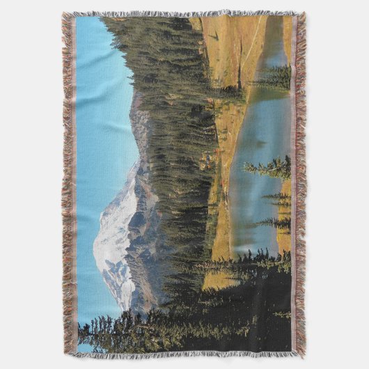 Mount Rainier en Tipsoo Lake Landscape Deken (Voorkant Verticaal)