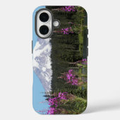 Mount Rainier en Wildflower Schilderachtig Landsch Case-Mate iPhone Case (Achterkant)