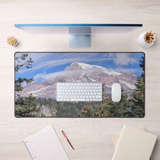 Mount Rainier en wolken landschap Bureaumat (Kantoor 1)