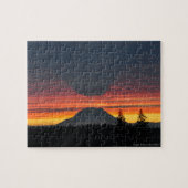 Mount Rainier en zijn schaduw Legpuzzel (Horizontaal)