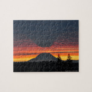 Mount Rainier en zijn schaduw Legpuzzel