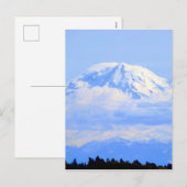 Mount Rainier Feestdagenkaart (Voorkant / Achterkant)