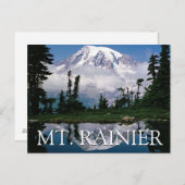 Mount Rainier | Gefeliciteerd Briefkaart (Voorkant / Achterkant)