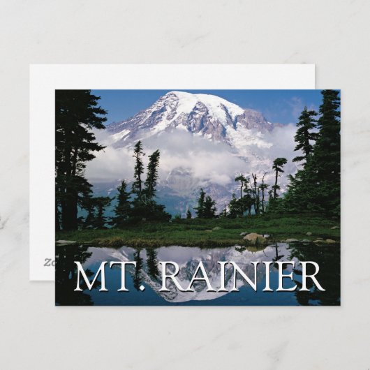 Mount Rainier | Gefeliciteerd Briefkaart (Voorkant / Achterkant)