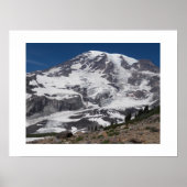 Mount Rainier Gletsjer Vista Fotografisch Landscha Poster (Voorkant)