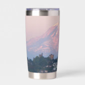 Mount Rainier in de staat Washington Geïsoleerde Drinkbeker (Voorkant)