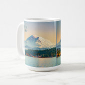 Mount Rainier in de staat Washington Koffiemok (Voorkant links)