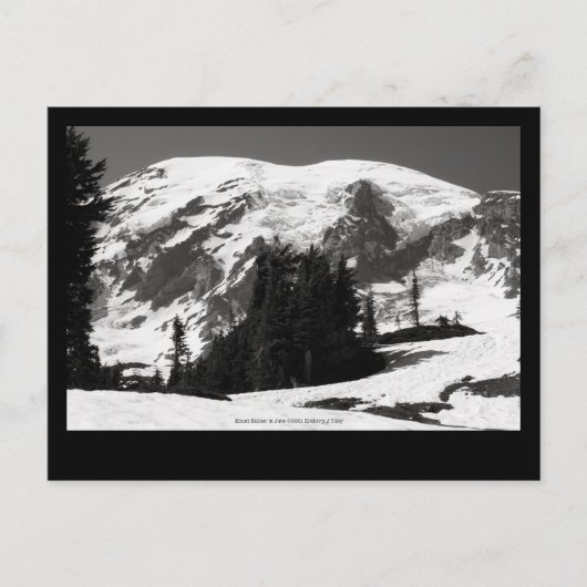 Mount Rainier in juni Briefkaart (Voorkant)