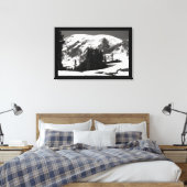 Mount Rainier in juni Canvas Afdruk (Insitu (Slaapkamer))