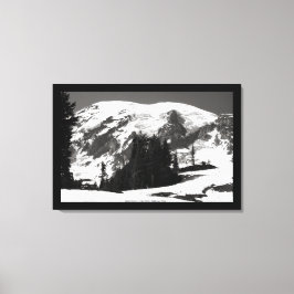 Mount Rainier in juni Canvas Afdruk