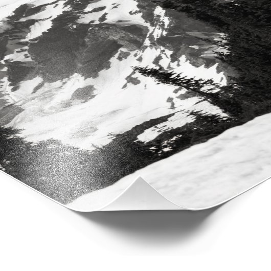 Mount Rainier in juni Foto Afdruk (Hoek)