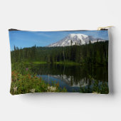 Mount Rainier Lake Reflectie met Wildflower Etui (Achterkant)