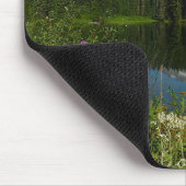 Mount Rainier Lake Reflectie met Wildflower Muismat (Hoek)