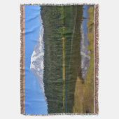 Mount Rainier Lake Reflectielandschap Deken (Voorkant Verticaal)