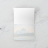 Mount Rainier Lake Washington Alle gelegenheden Bl Bedankkaart (Binnen)