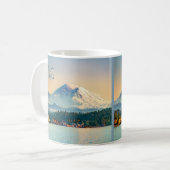Mount Rainier Lake Washington Pacific Northwest Koffiemok (Voorkant links)