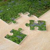 Mount Rainier met paarse lupine Legpuzzel (Zijkant)