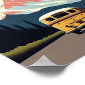 Mount Rainier Minimalist  Art Travel Poster (Hoek)