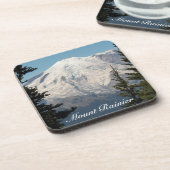 Mount Rainier Mountain Peak Bier Onderzetter (Linkerzijde)