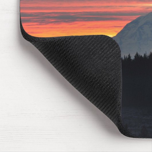 Mount Rainier mouspad Muismat (Hoek)