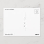 Mount Rainier N.P. met tekst Briefkaart (Achterkant)
