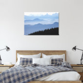 Mount Rainier Nationaal Park | Cascadegebergte Canvas Afdruk (Insitu (Slaapkamer))