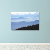 Mount Rainier Nationaal Park | Cascadegebergte Canvas Afdruk (Insitu (Houten vloer))