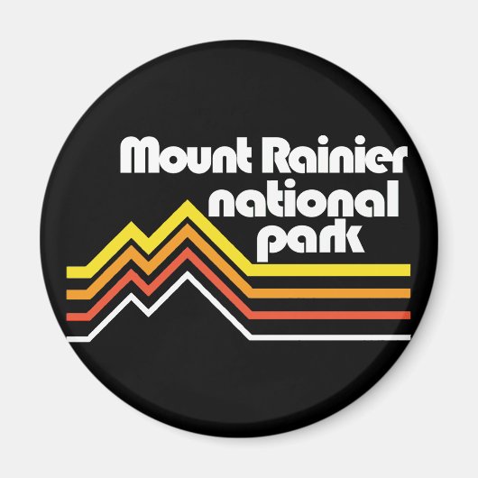 Mount Rainier, Nationaal Park Magneet (Voorkant)