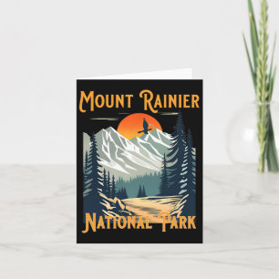  Mount Rainier Nationaal Park Souvenir Hikin Kaart