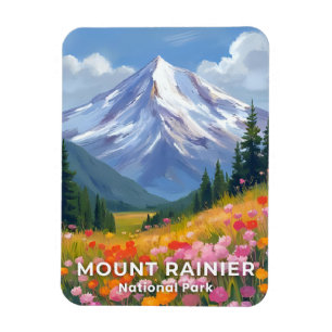 Mount Rainier Nationaal Park   Washington Reizen Magneet