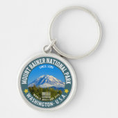 Mount Rainier National Park – Adventure Souvenir Sleutelhanger (Voorkant)