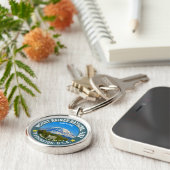 Mount Rainier National Park – Adventure Souvenir Sleutelhanger (Zijkant)