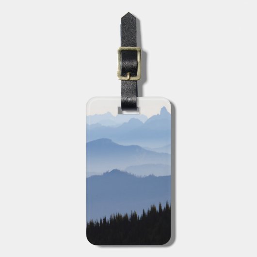 Mount Rainier National Park | Cascadegebergte Bagagelabel (Voorkant verticaal)