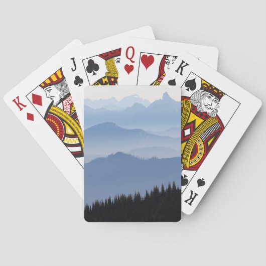 Mount Rainier National Park | Cascadegebergte Pokerkaarten (Achterkant)