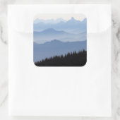 Mount Rainier National Park | Cascadegebergte Vierkante Sticker (Tas)