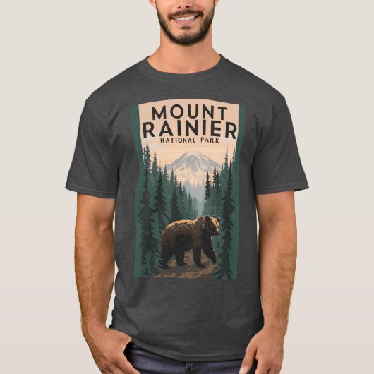 Mount Rainier National Park girl T-shirt (Voorkant)