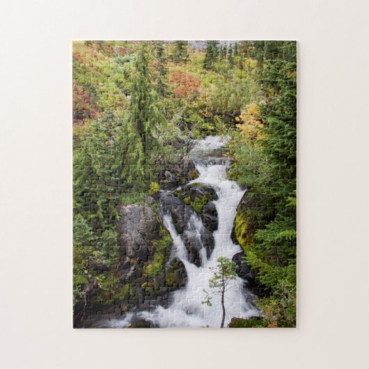 Mount Rainier National Park, herfststroom Legpuzzel (Verticaal)